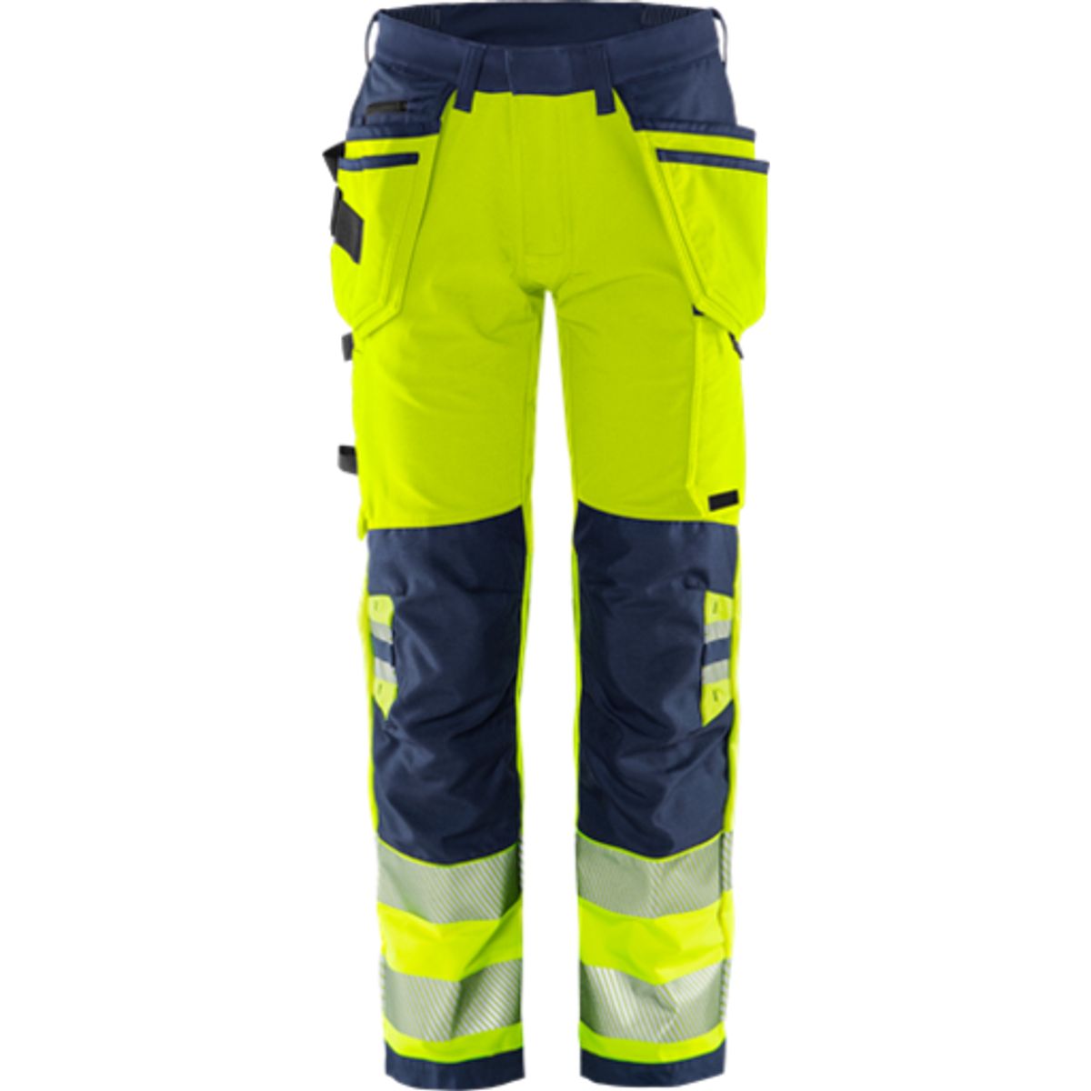 Kansas arbejdsbukser 134188, high-vis gul/marine str. C52