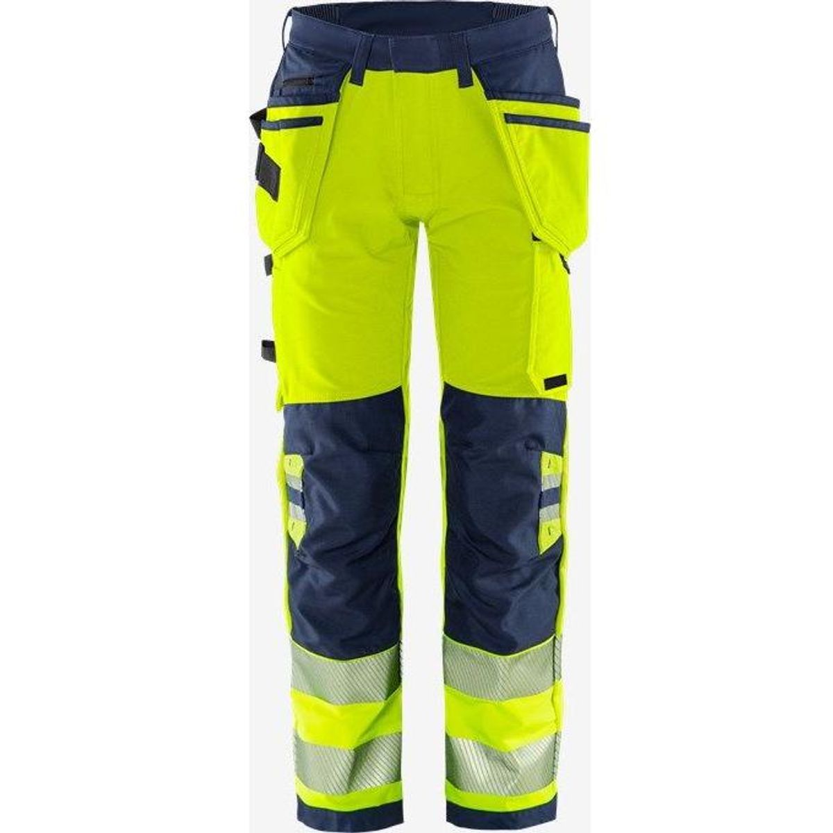 Kansas HIVIS GREEN HÅNDVÆRKER STRETCHBUKS KLASSE 2 2644 GSTP