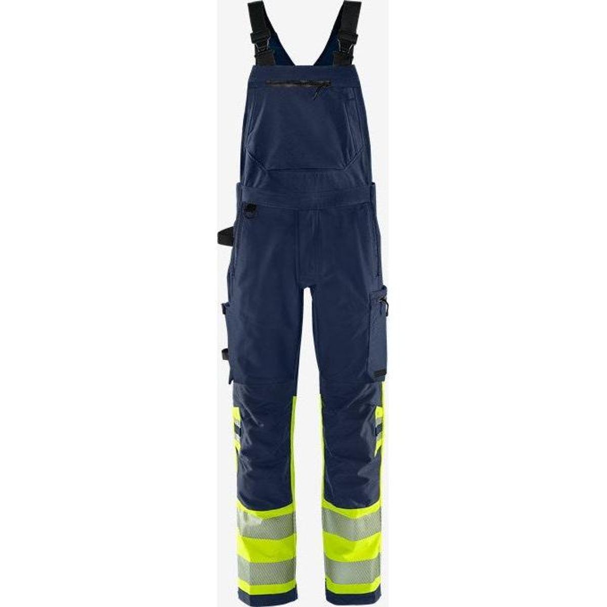 Kansas HIVIS GREEN STRETCH OVERALLS KLASSE 1 1032 GSTP