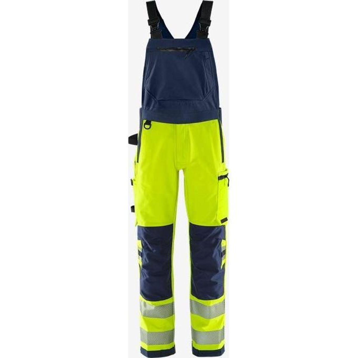 Kansas HIVIS GREEN STRETCH OVERALLS KLASSE 2 1031 GSTP