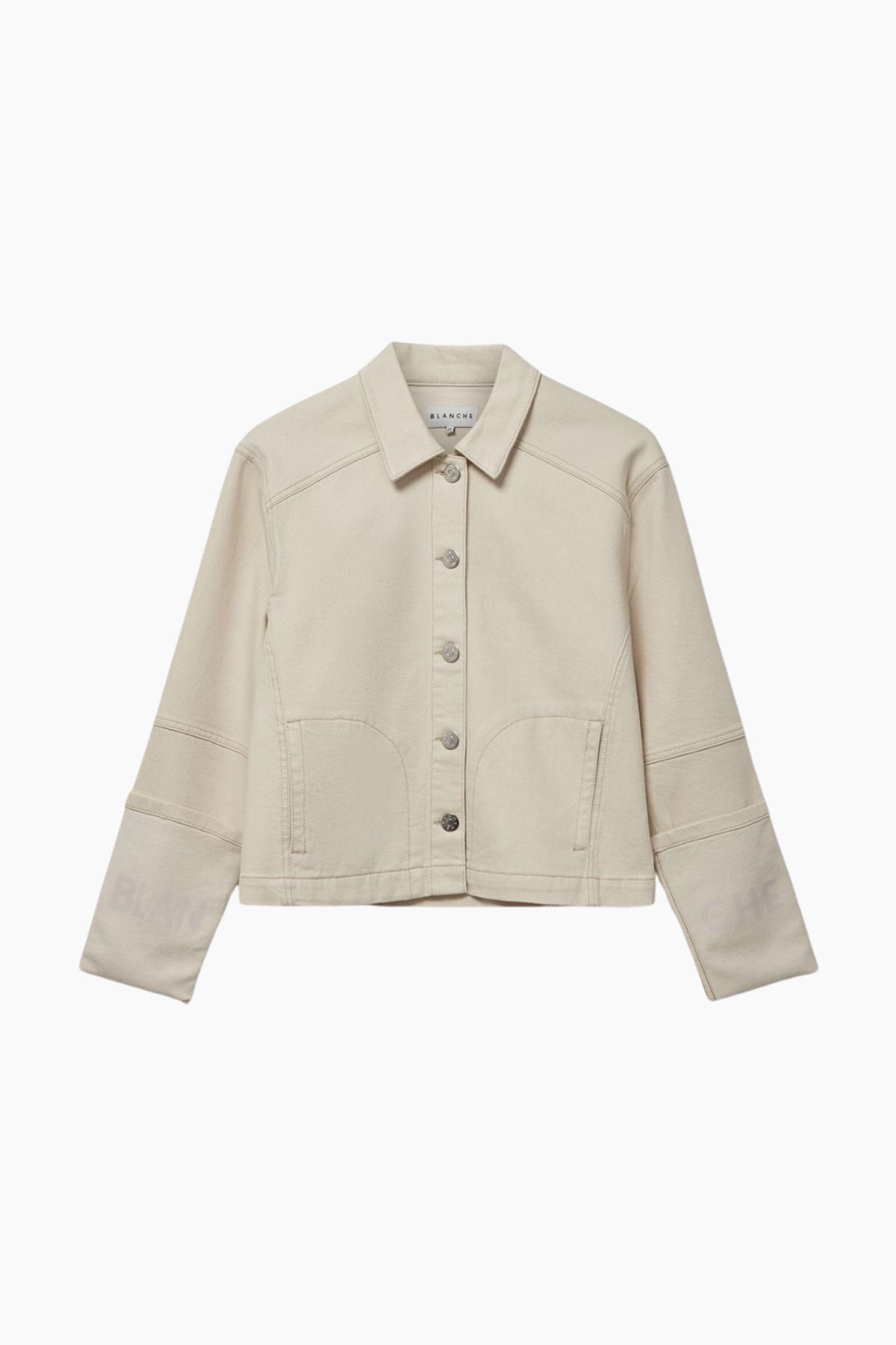 Kant-BL Sable Denim Jacket - Plaza Taupe - Blanche - Hvid L