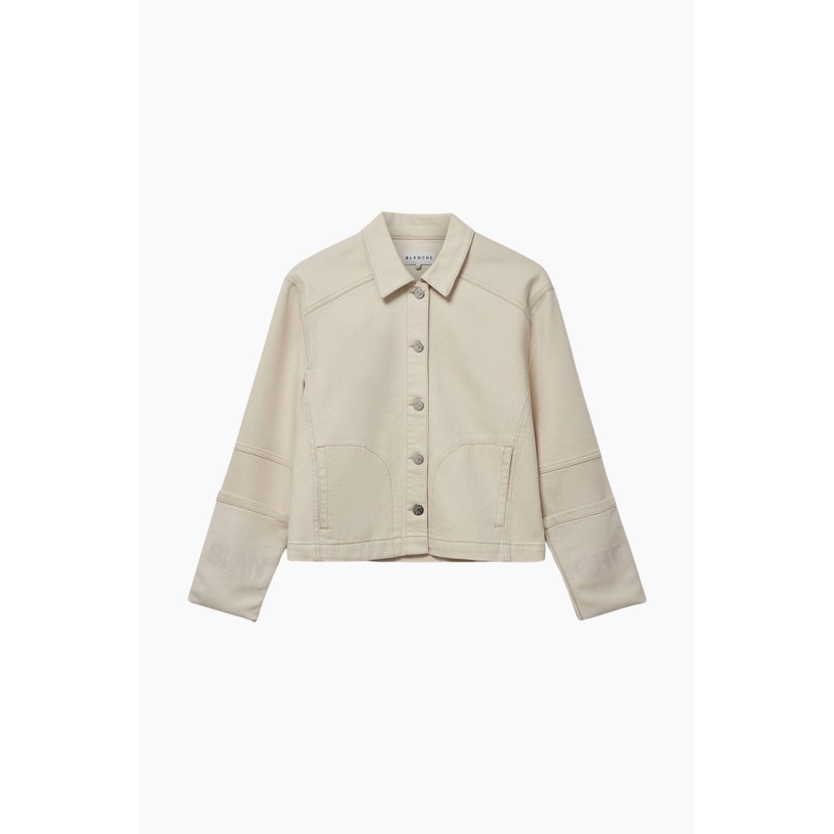 Kant-BL Sable Denim Jacket - Plaza Taupe - Blanche - Hvid S