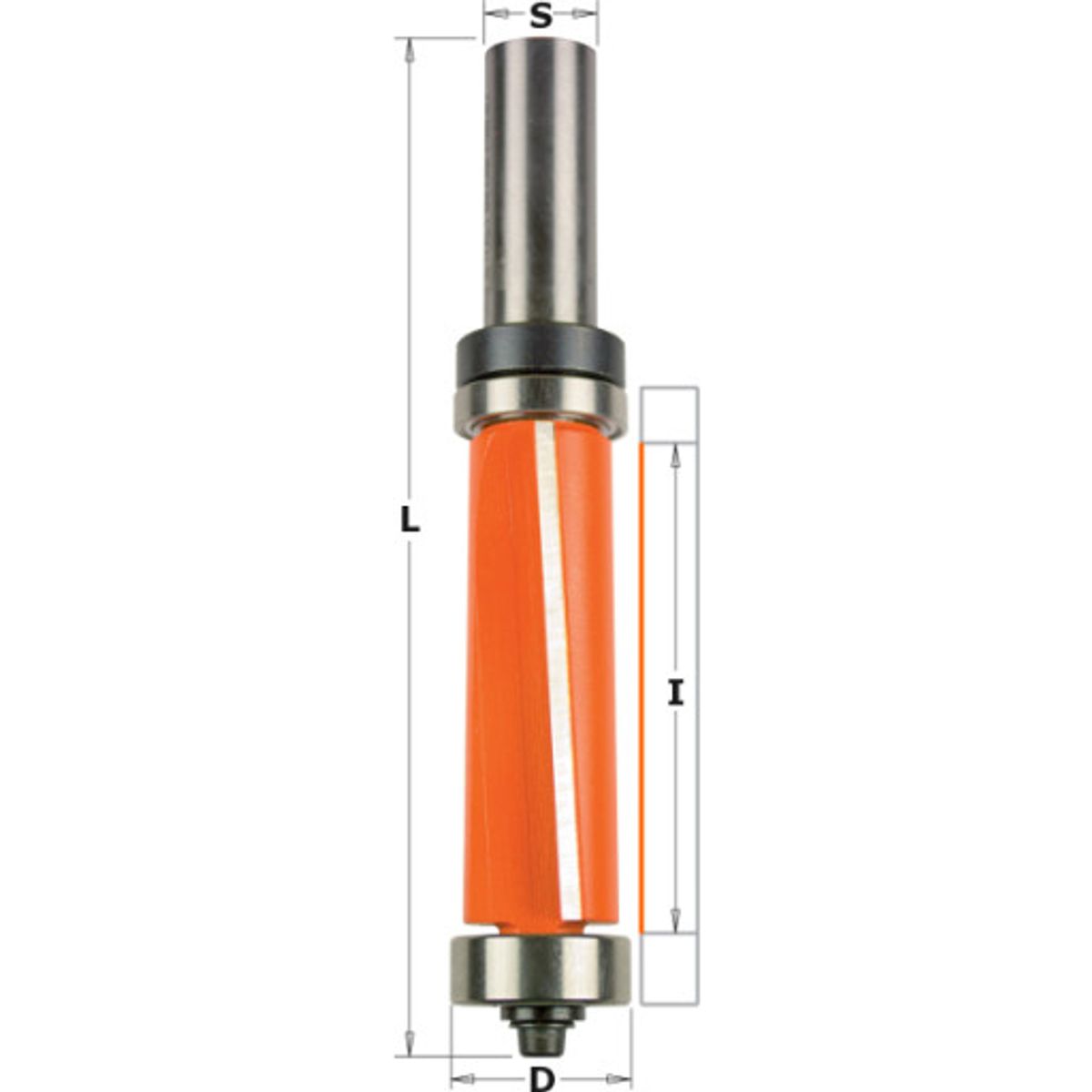 Kantfræser HM Ø9,5x25,4 m/leje