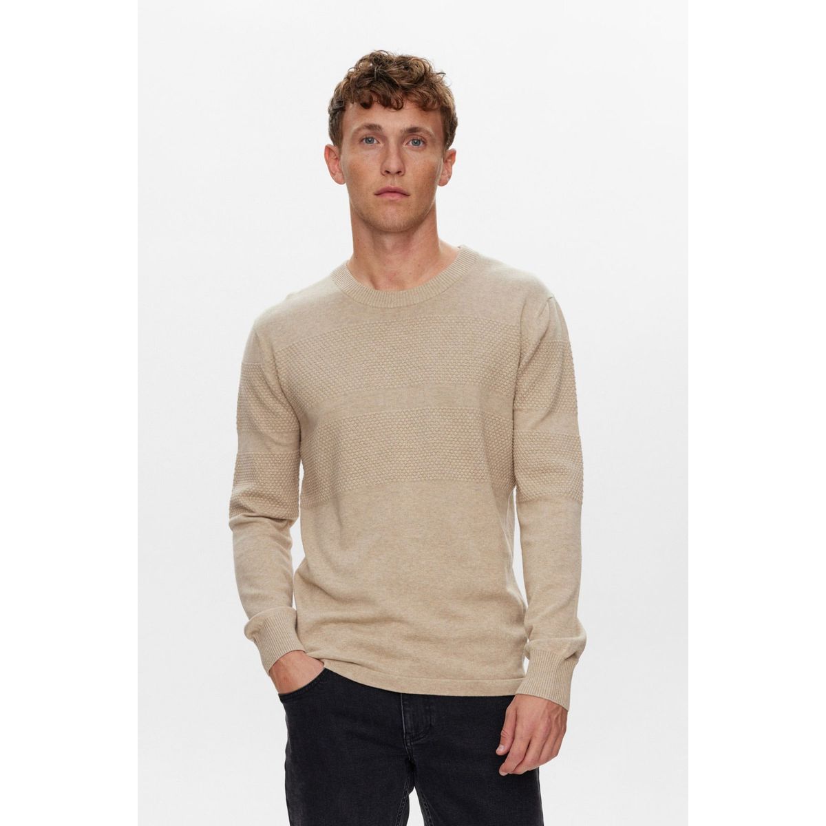 Kantt Pullover Okker 223223