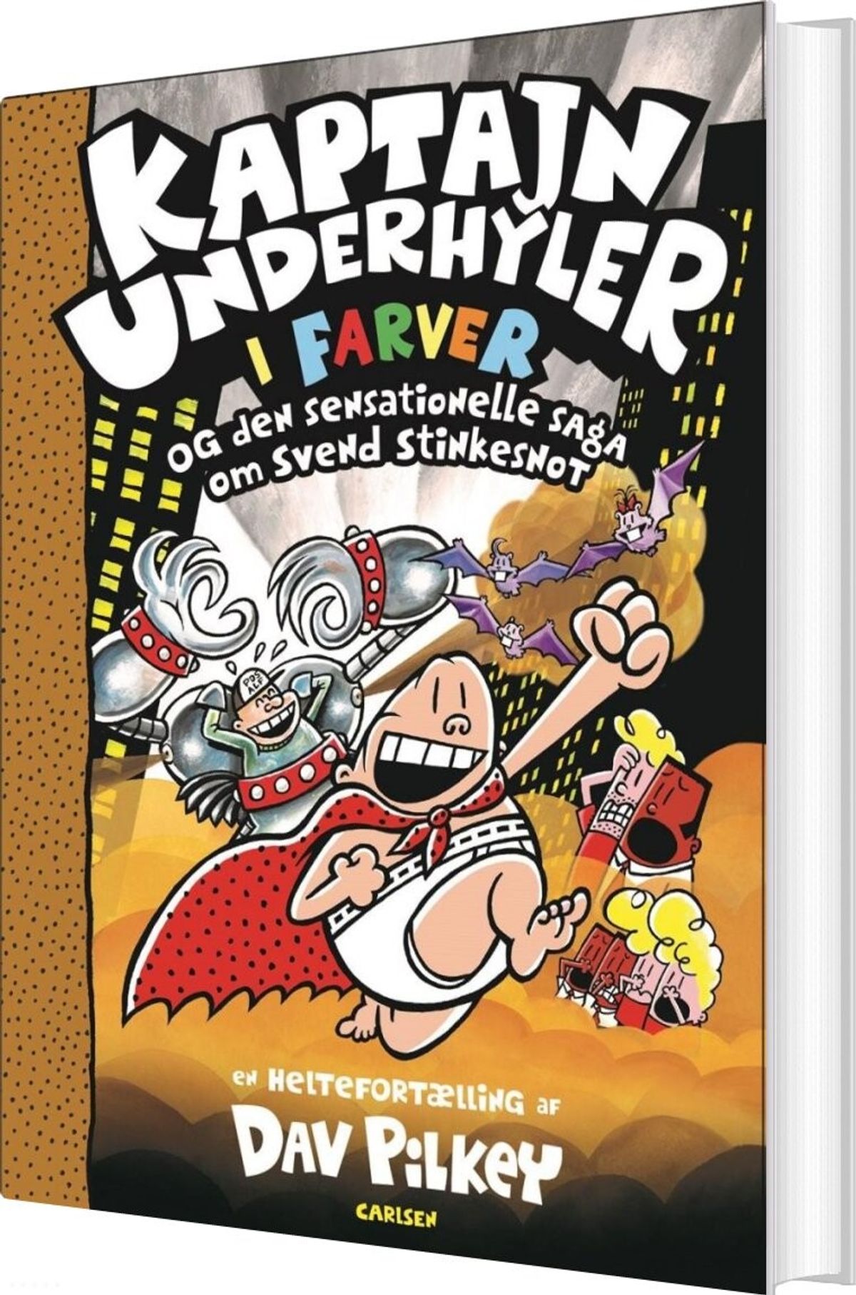 Kaptajn Underhyler I Farver 12 - Og Den Sensationelle Saga Om Svend Stinkesnot - Dav Pilkey - Bog