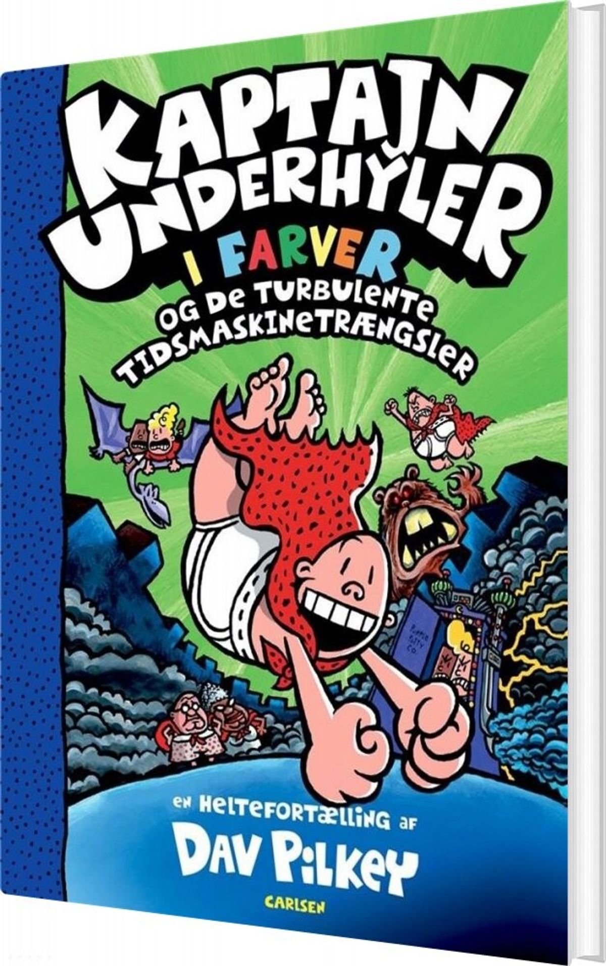 Kaptajn Underhyler I Farver 8 - Og De Turbolente Tidsmaskinetrængsler - Dav Pilkey - Bog