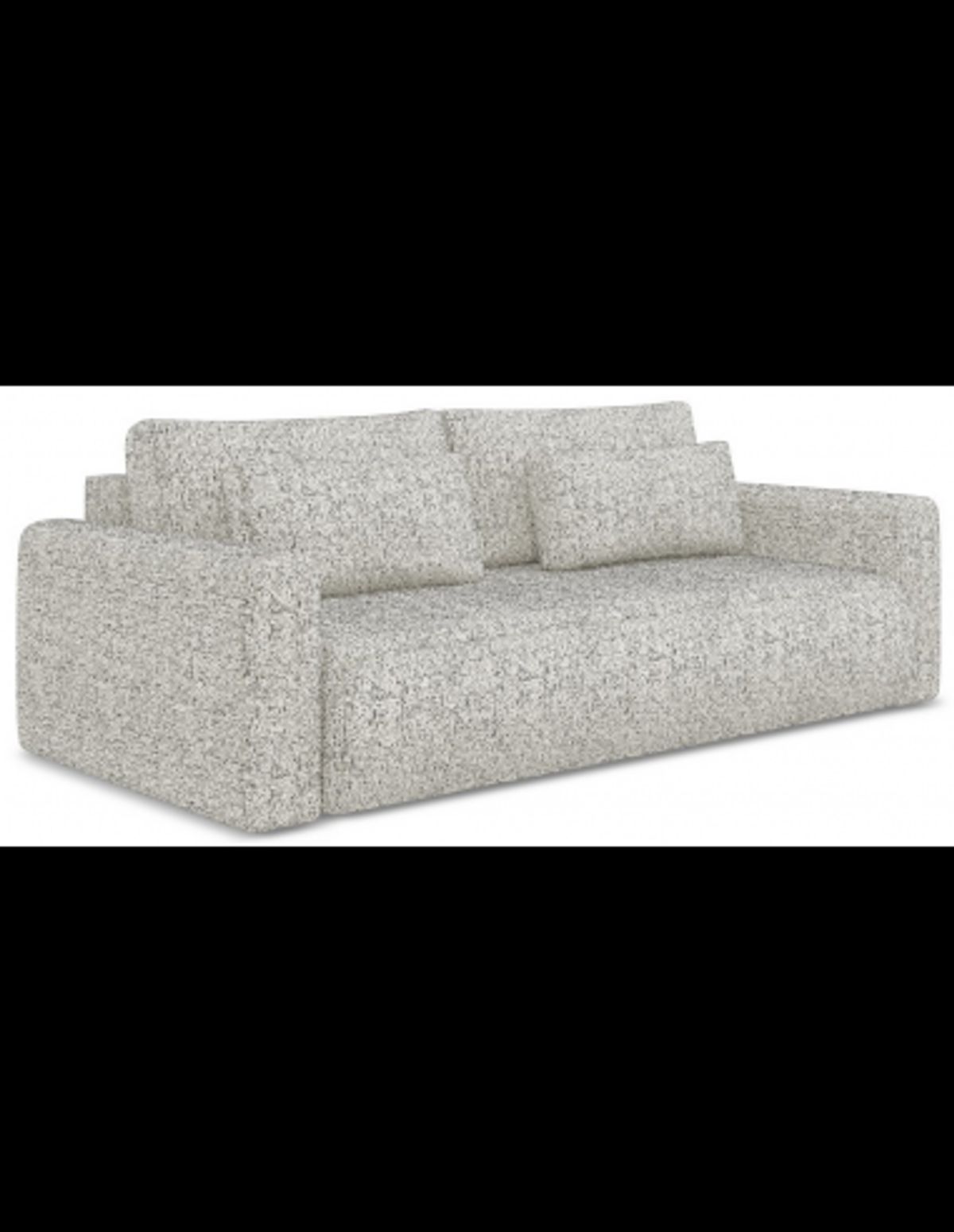 Kapua sovesofa i polyester B238 cm - Meleret beige