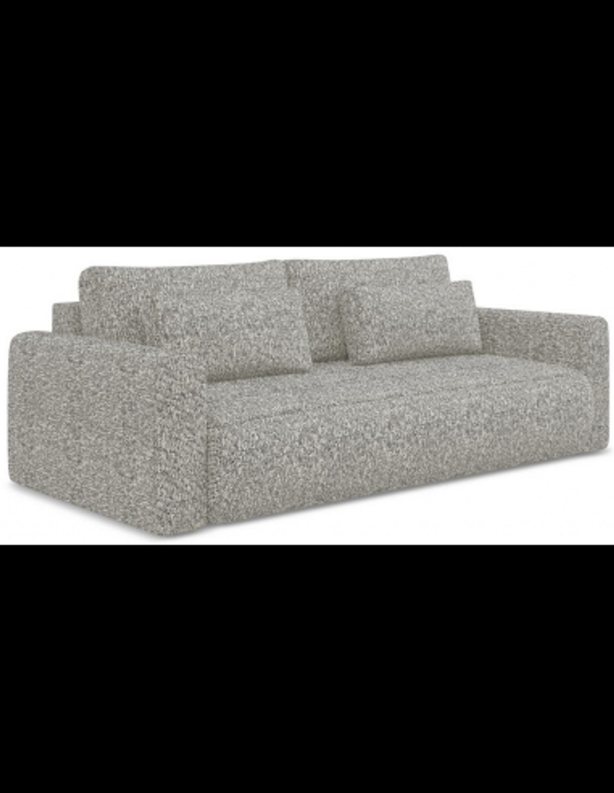 Kapua sovesofa i polyester B238 cm - Meleret mørk beige