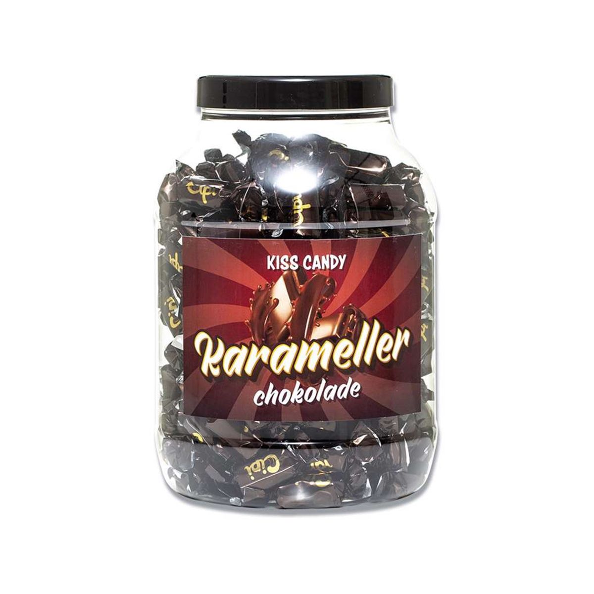 Karamel med Chokolade Indpakket 1300 Gram