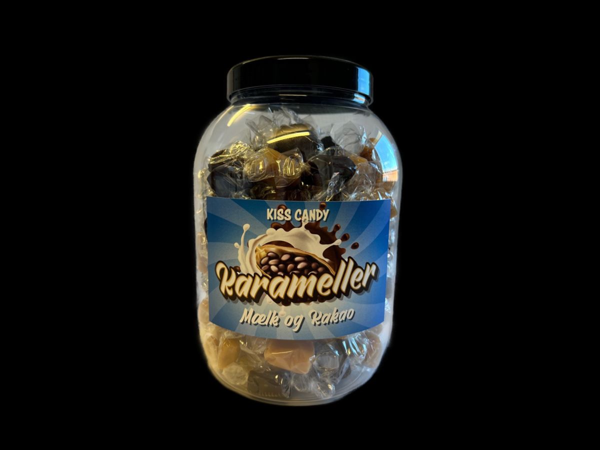 Karameller, Smag af Chokolade, 1200 gr.