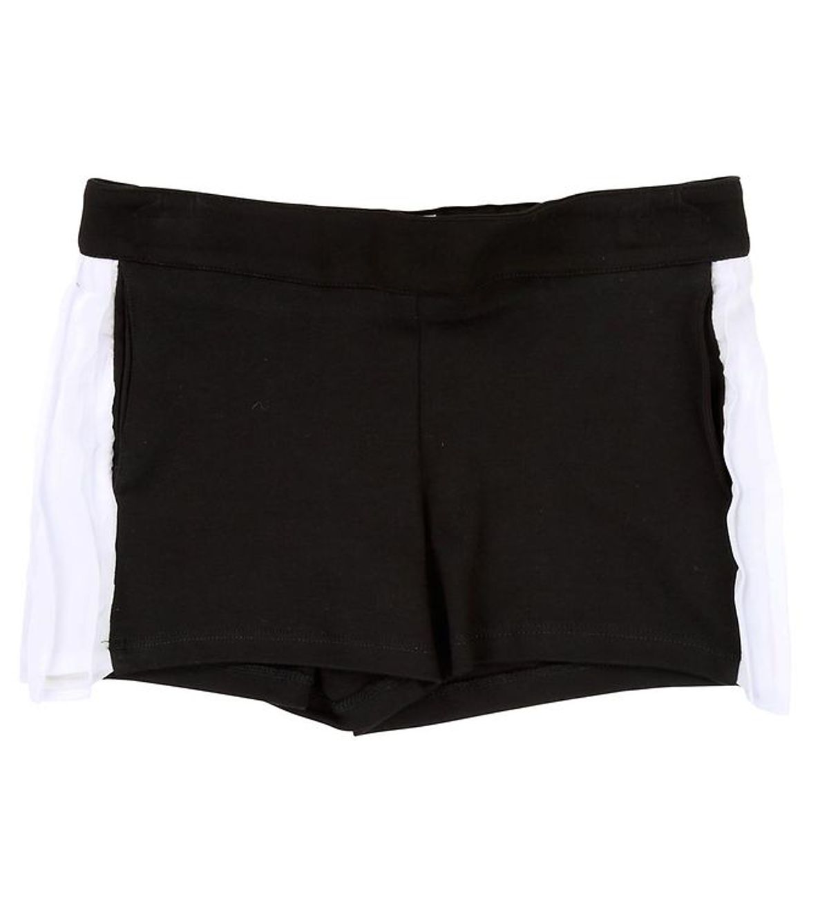 Karl Lagerfeld Shorts - Sort/Hvid m. Flæser