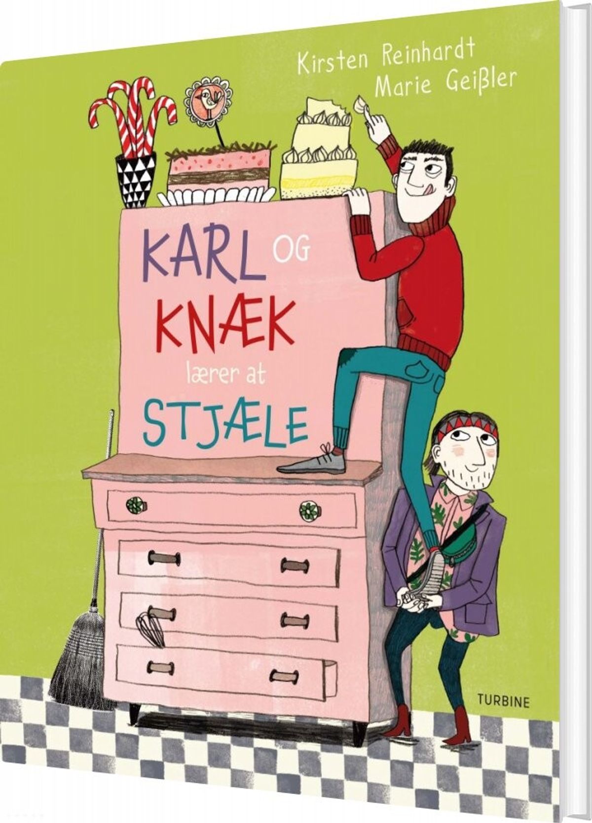 Karl Og Knæk Lærer At Stjæle - Kirsten Reinhardt - Bog