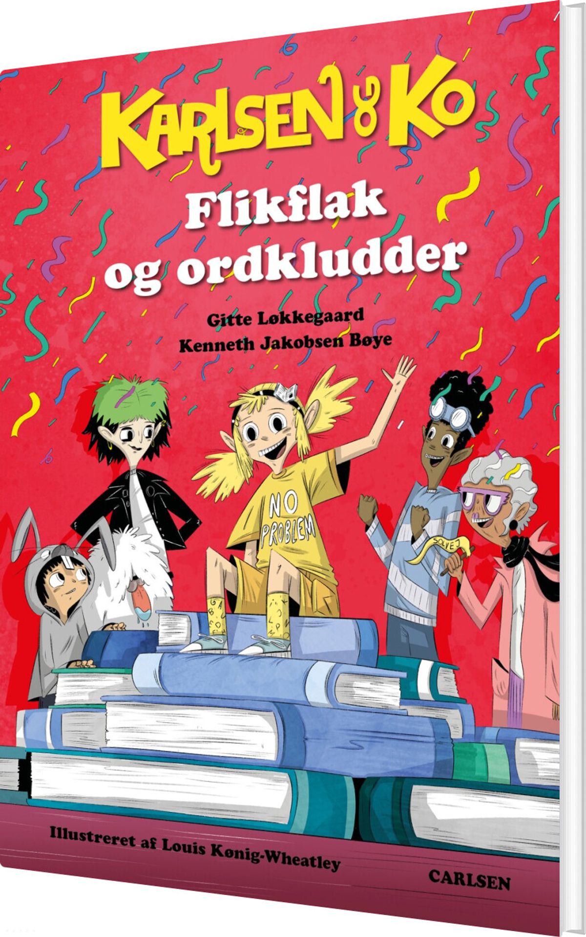 Karlsen Og Ko 3 - Flikflak Og Ordkludder - Gitte Løkkegaard - Bog