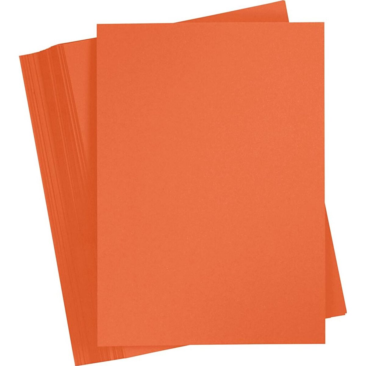 Karton - A4 - 210x297 Mm - 180 G - Orange - 100 Stk.