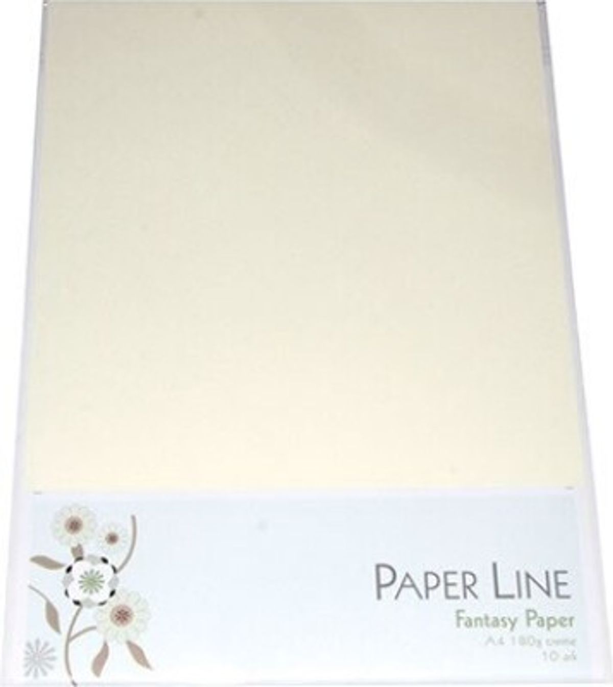 Karton - A4 - Creme - 10 Ark - 180 G - Fantasy Paper - Paper Line