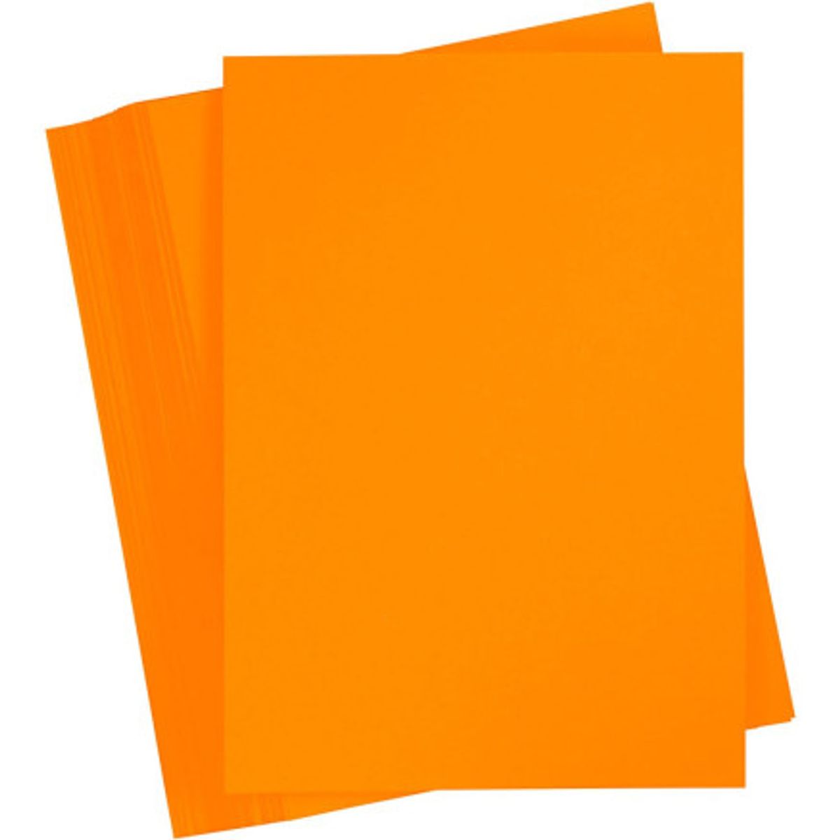 Karton, orange, A4, 210x297 mm, 180 g, 100 ark/ 1 pk.