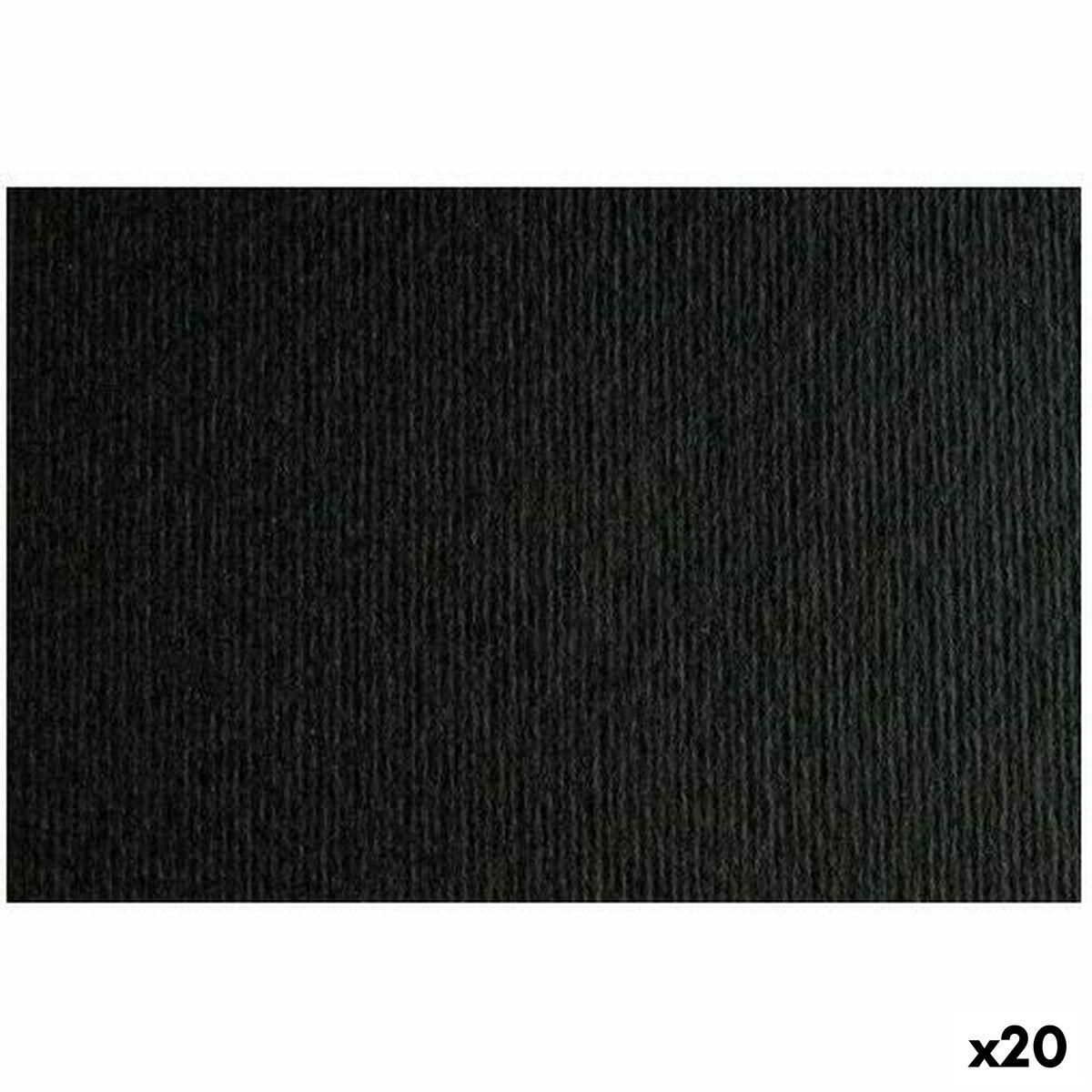 Karton Sadipal LR 200 Teksturerede Sort 50 x 70 cm (20 enheder)