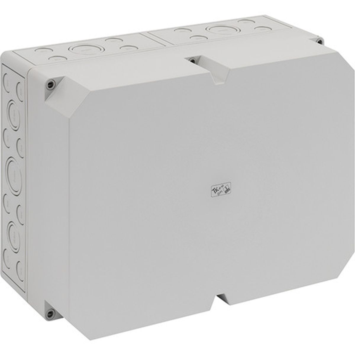 Kasse TK PS 3625-16-M, 361 x 254 x 165 mm, grå