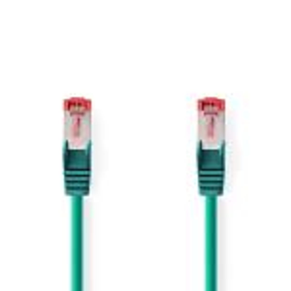 Kat 6 kabel | RJ45 (8P8C) Hanstik | RJ45 (8P8C) Hanstik | S/FTP | 5.00 m | Runde | PVC LSZH | Grøn | Plastikpose