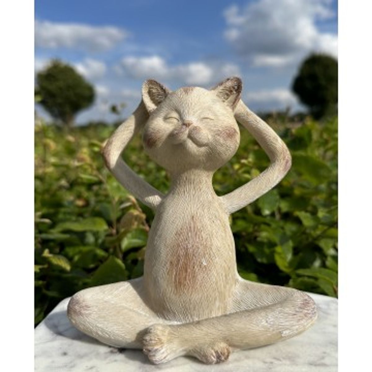 Kat i udstrækning - Yoga Figur - GodKarmaShop