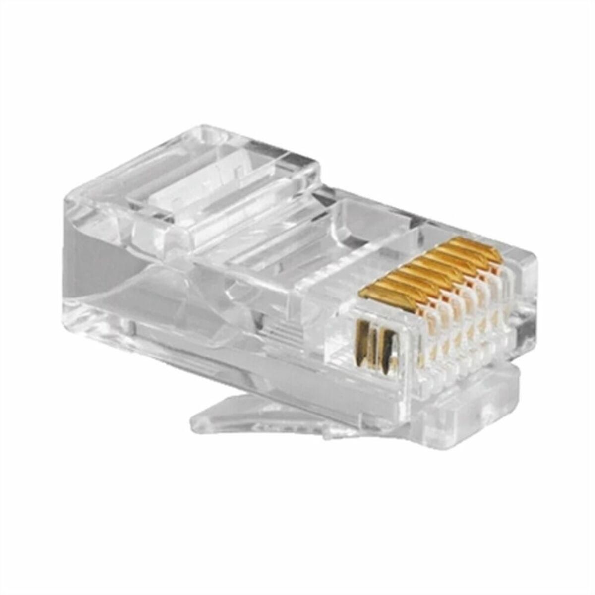 Kategori 5 UTP RJ45 stik GEMBIRD PLUG3UP6/100 100 uds Sort Gennemsigtig 100 enheder