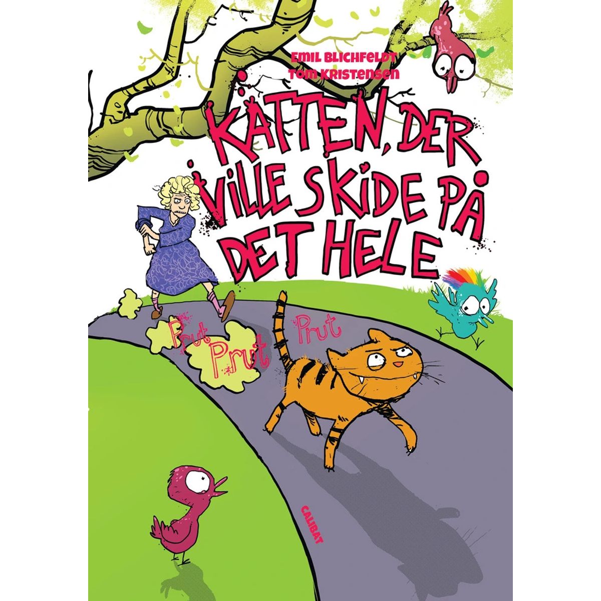 Katten, der ville skide på det hele