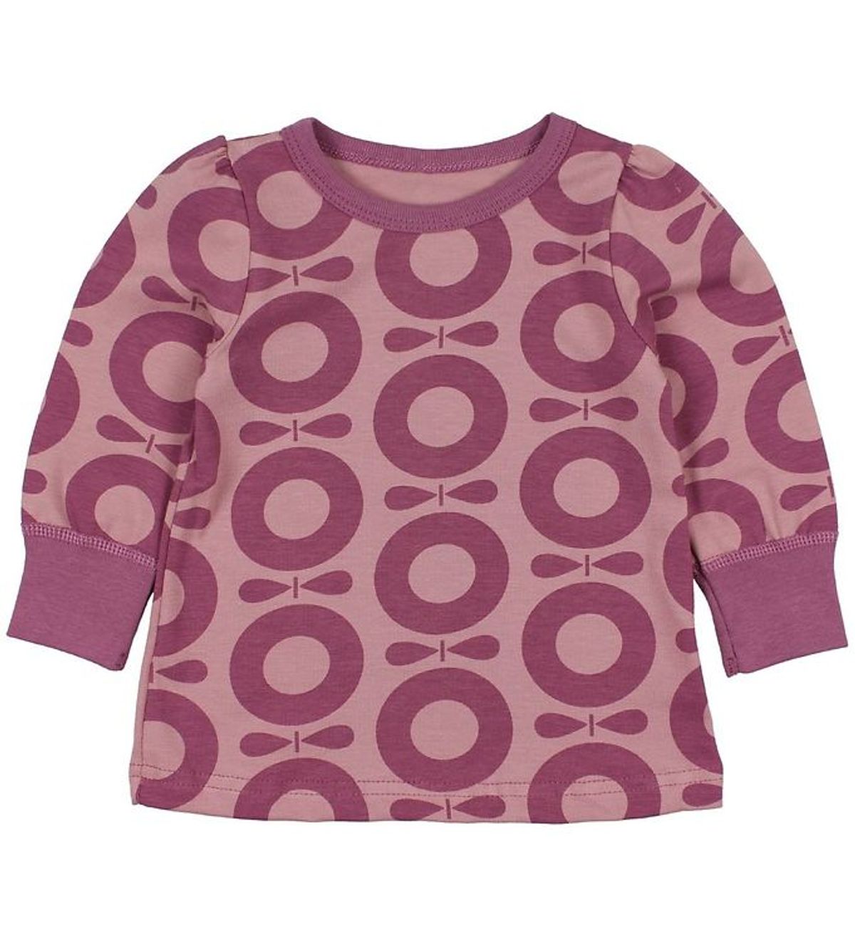 Katvig Classics Bluse - Rosa m. Lilla Æbler