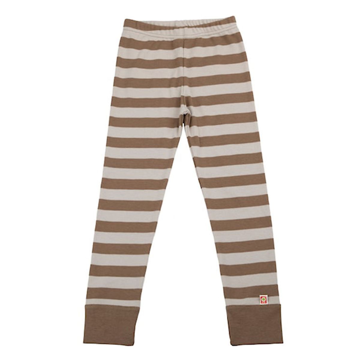 Katvig Leggings - Brun/Beige Stribet