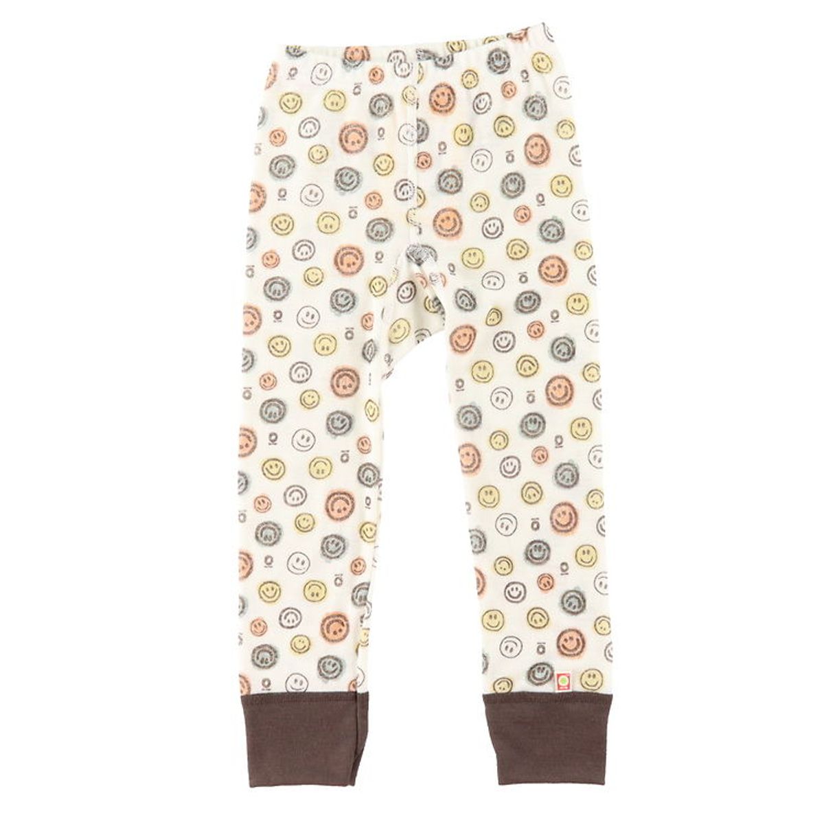 Katvig Leggings - Uld - Hvid m. Smiley