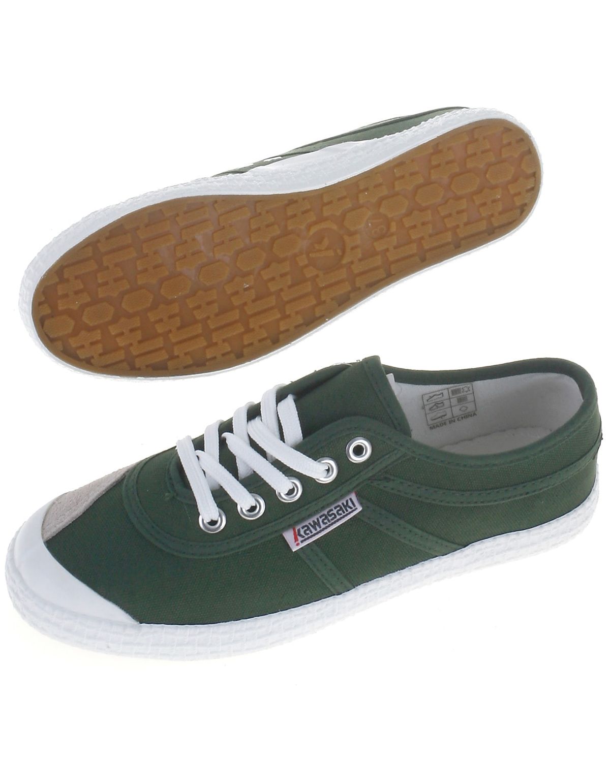 Kawasaki canvas sneakers, blackforest - 36+ - 36