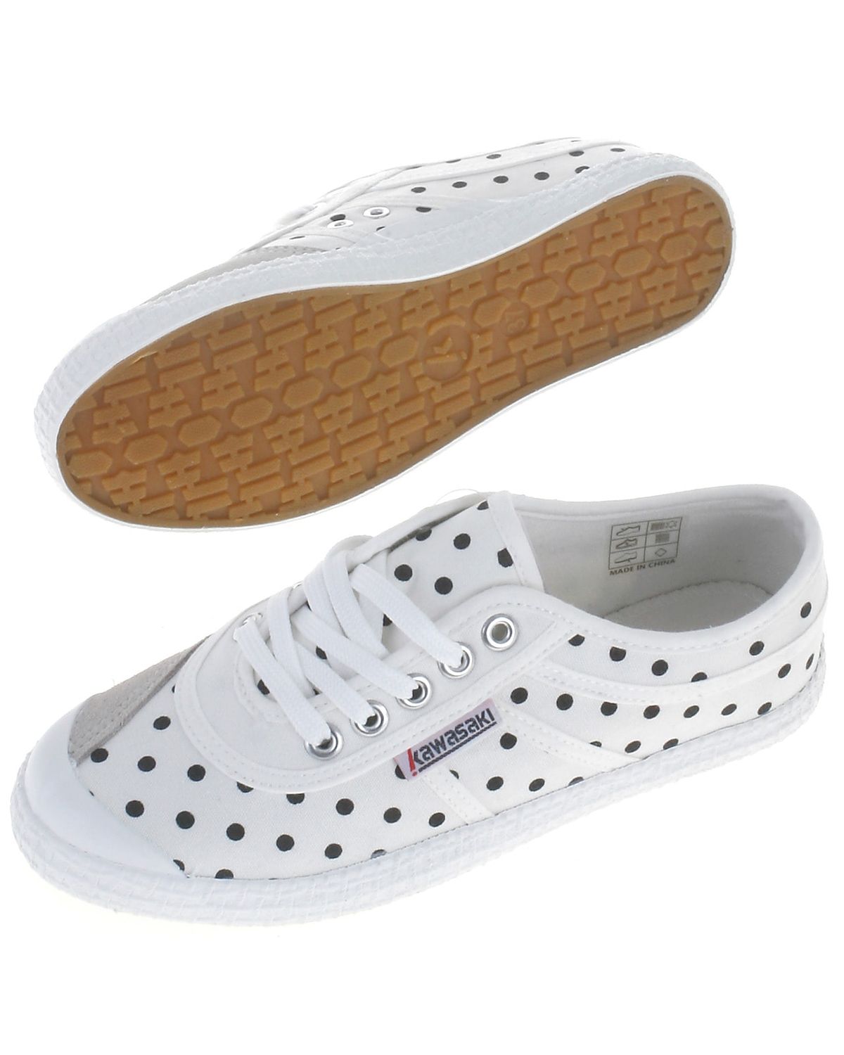 Kawasaki canvas sneakers, Marshmallow - 36+ - 36