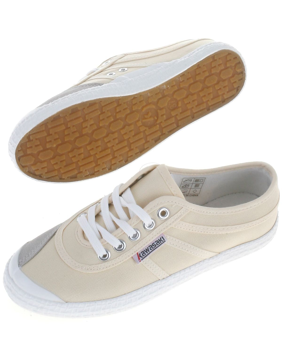 Kawasaki canvas sneakers, rosysand - 41+ - 41