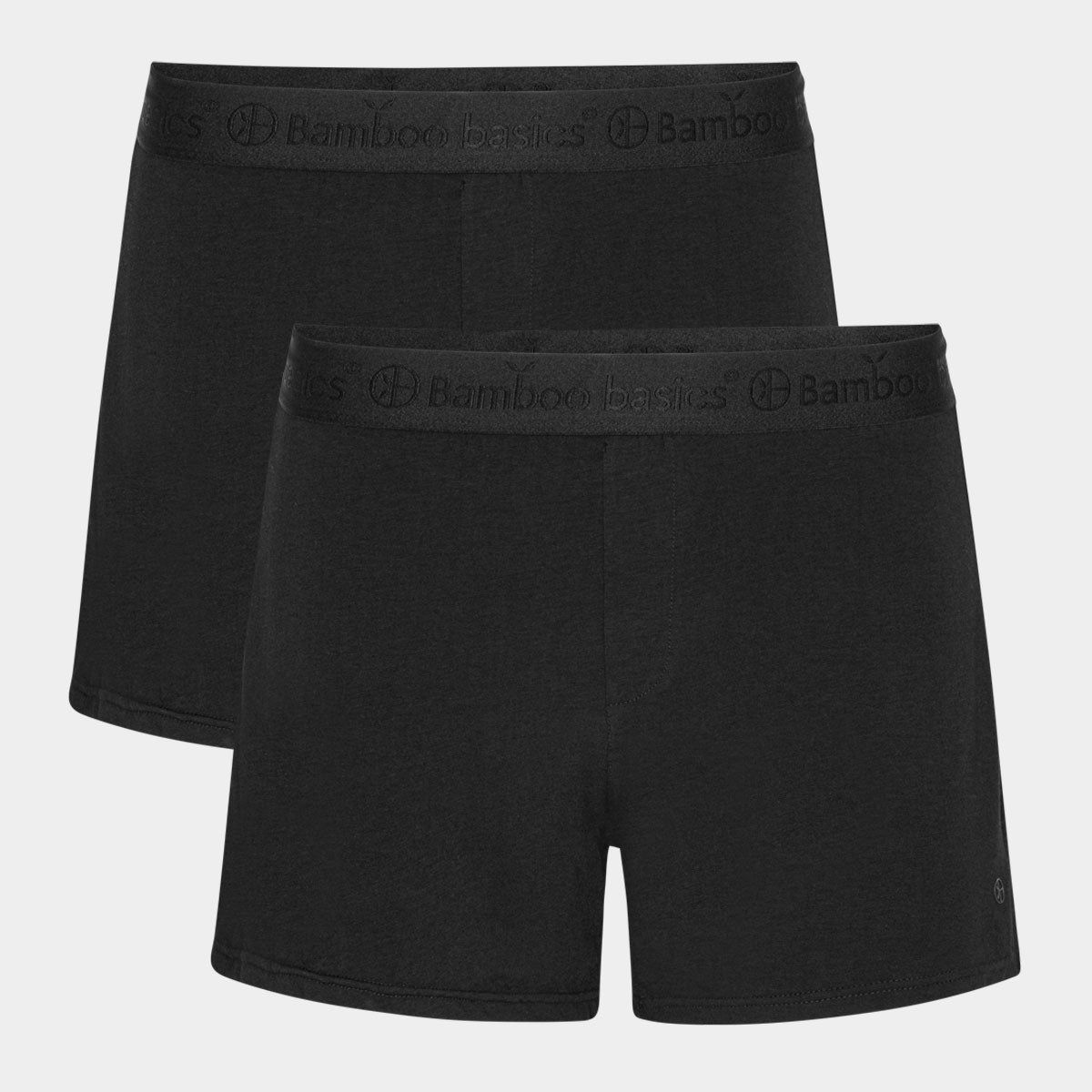 Kay bambus boxershorts - Sort 2 pak fra Bamboo Basics, XL