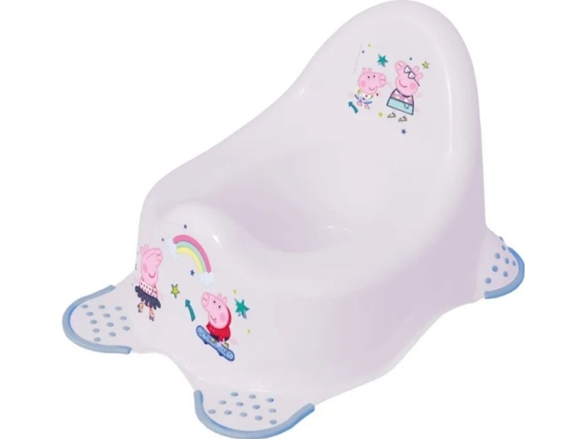 Keeeper Kids Babytop Adam "Peppa Pig", Nordic-White Mit Aufdruck, Mit Gummeirten Füßen, Aus Pp - 1 Stück (1867051919400)