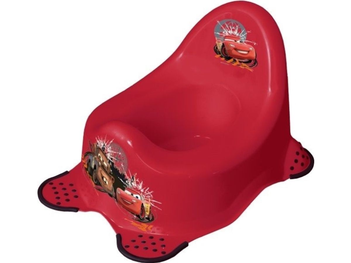 Keeeper Kids Babytopf "Adam Cars", Rot Farbe: Cherry Red Mit Aufdruck, Mit Gummierten Füßen, - 1 Stück (1867040117100)