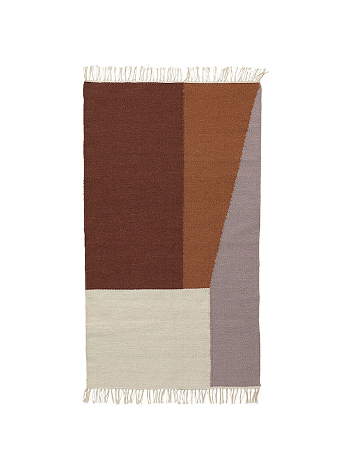 Kelim Rug tæppe fra Ferm Living (Borders - 80 x 140 cm)