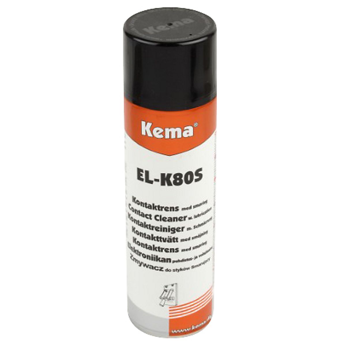 Kema kontaktrens EL-K80S UN 1950 Aerosoler, Brandfarlige 2.1