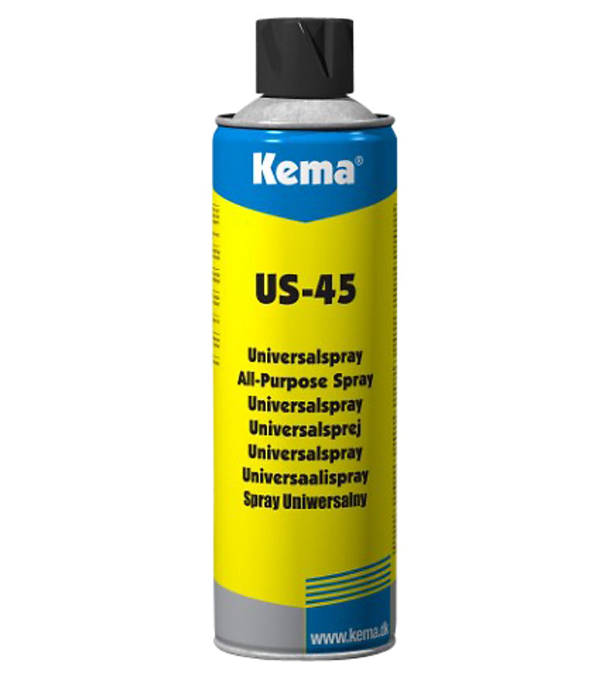 Kema Universalspray 500 ml US-45 UN 1950 Arosoler, Brandfarlige 2.1.