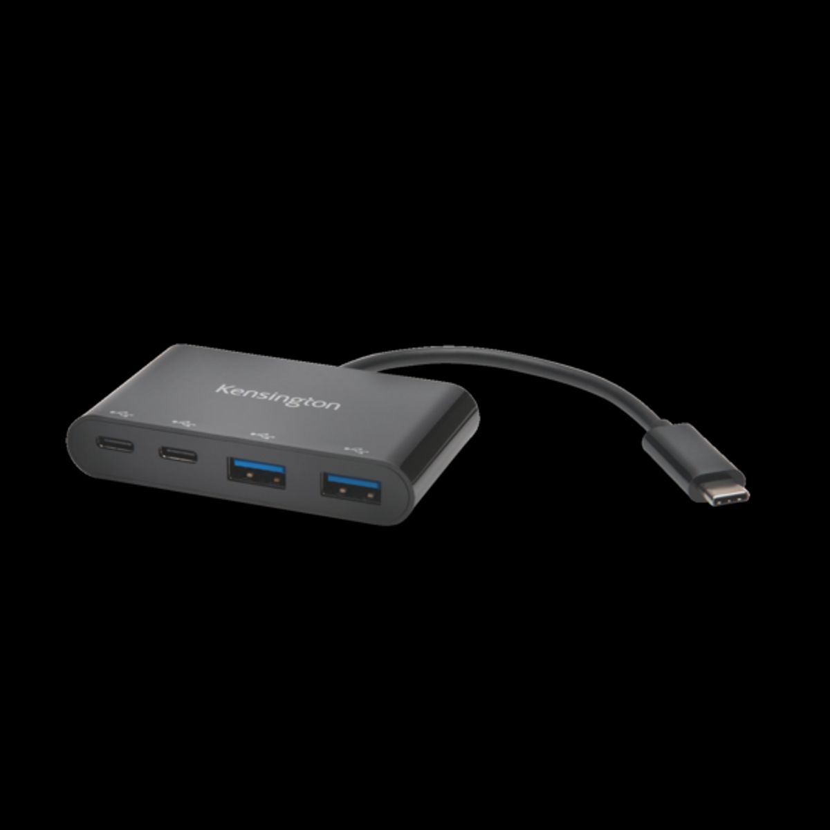 Kensington Hub CH1000 USB-C 4-Port Hub, Black