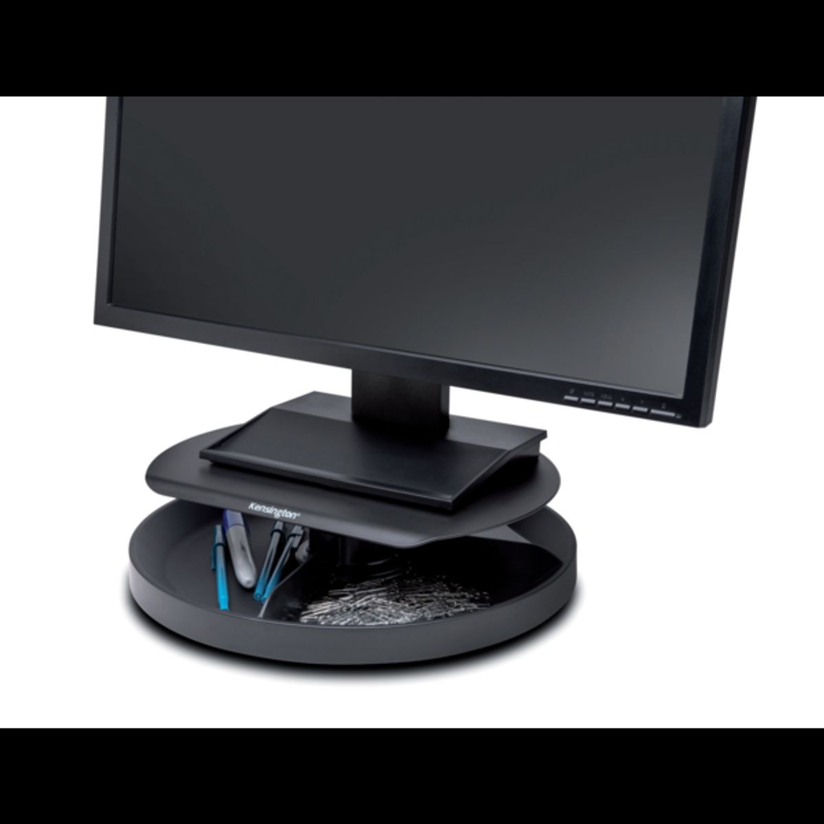 Kensington Monitor Stand Spin Station H.Adj. Black