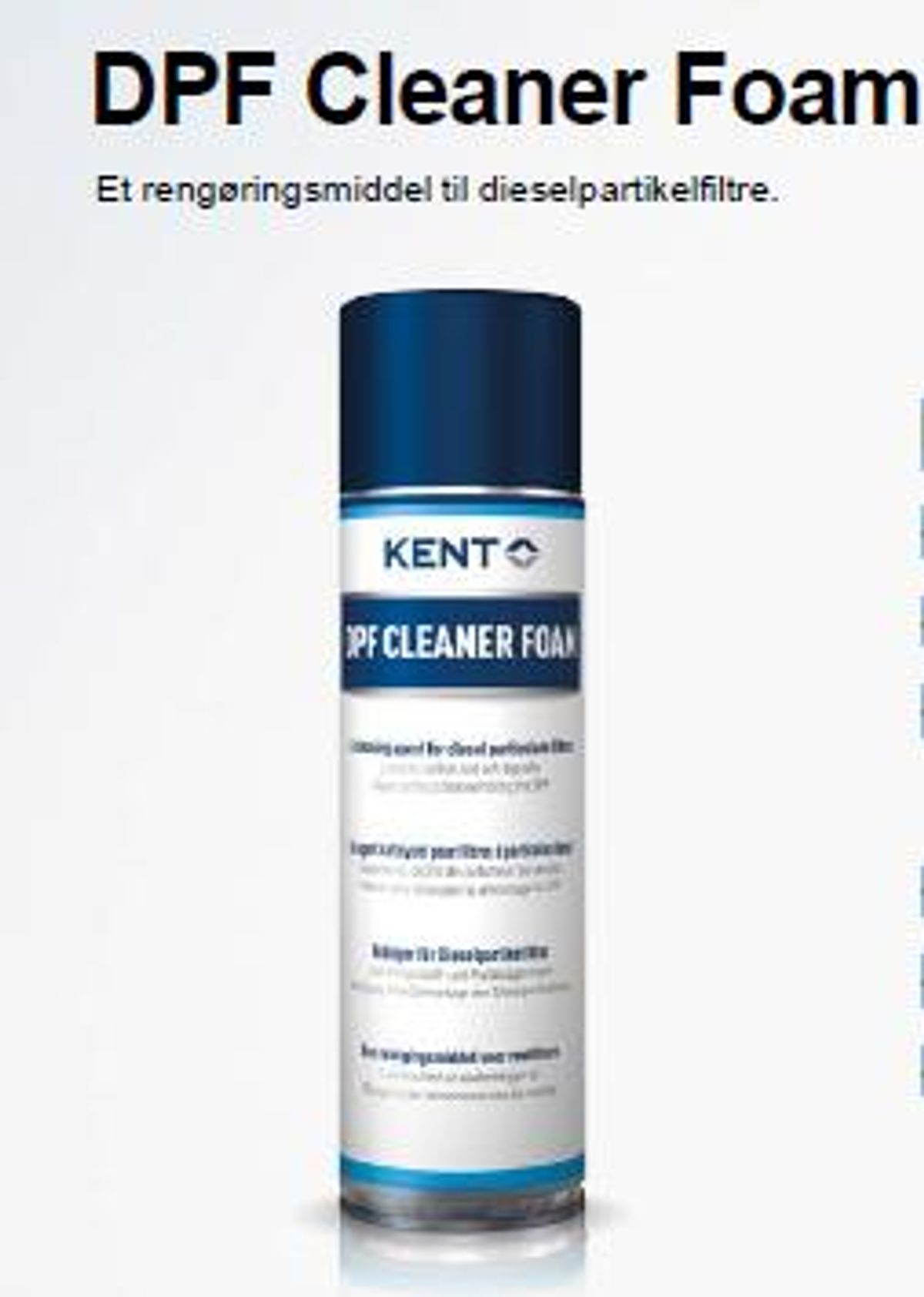 KENT DPF Cleaner Skum til partikelfilter