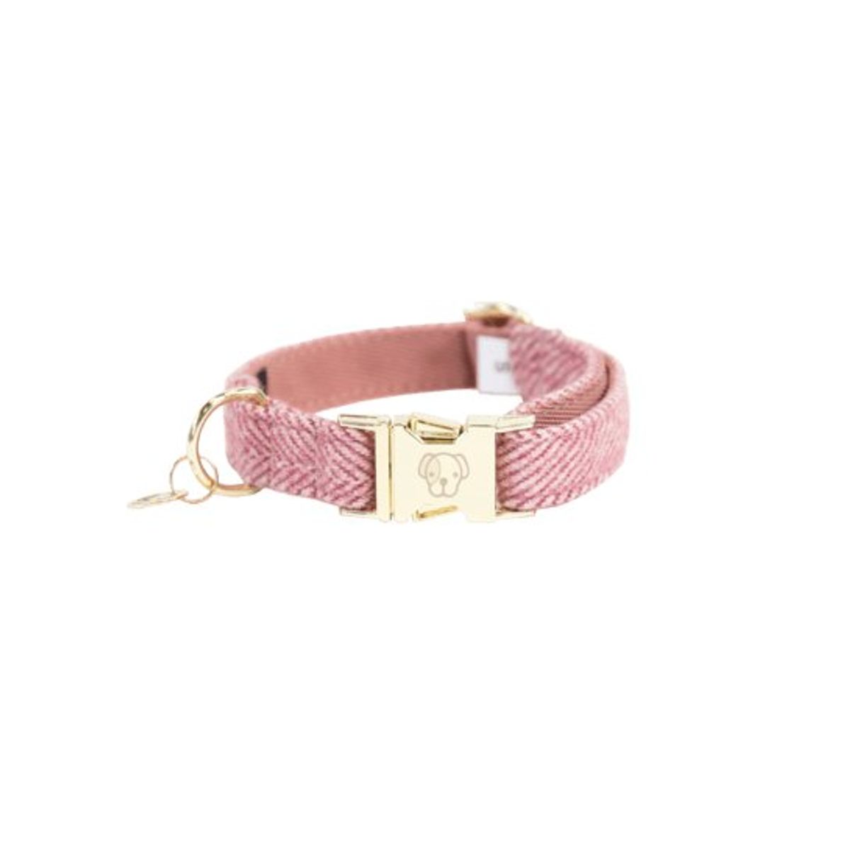 Kentucky Dog Collar Wool - Lys Pink