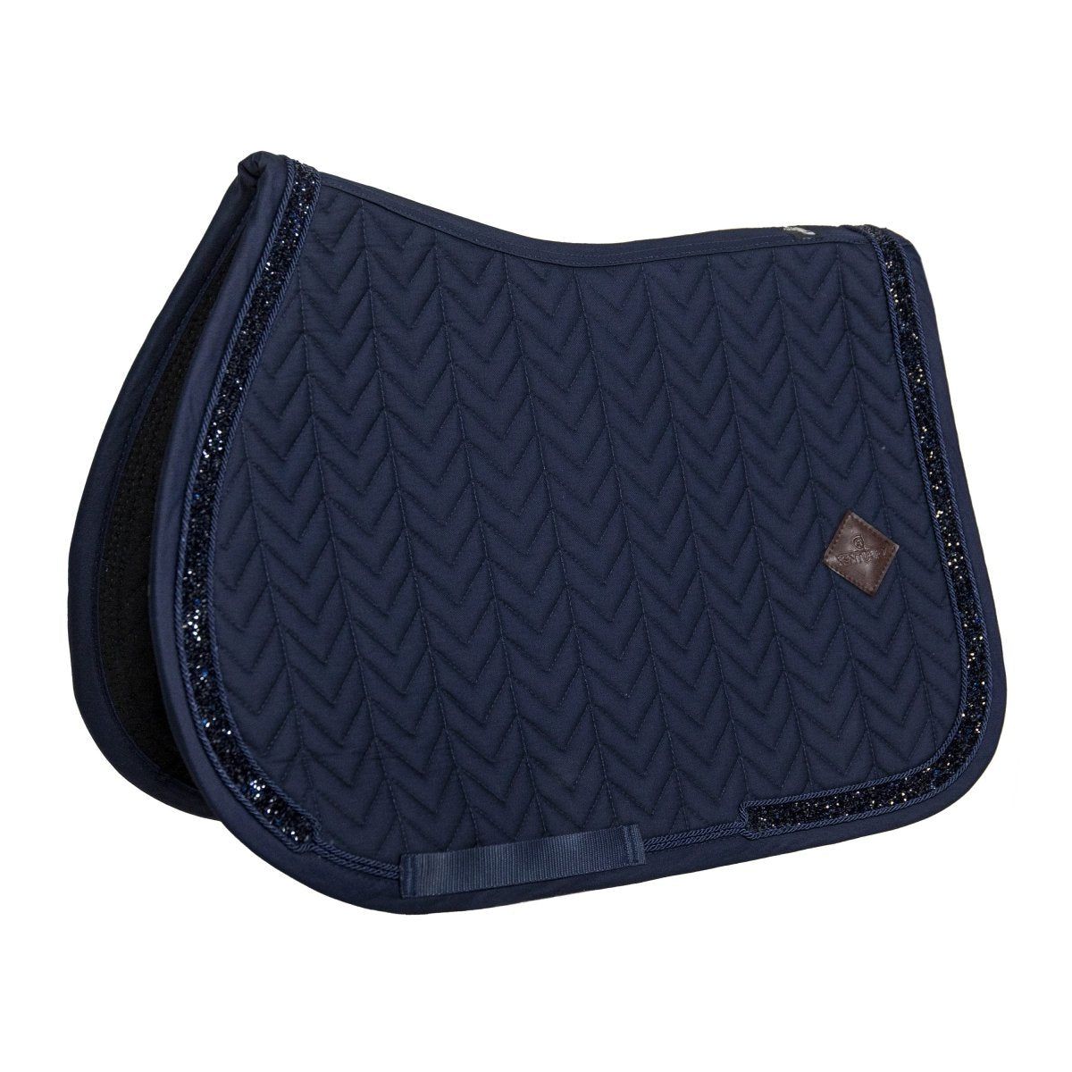 Kentucky Horsewear Glitter Stone Sadelunderlag Spring Pony - Navy