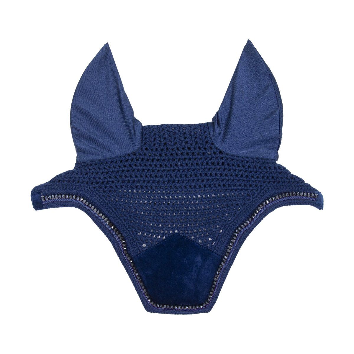 Kentucky Horsewear Wellington Velvet Pearls Hut - Navy