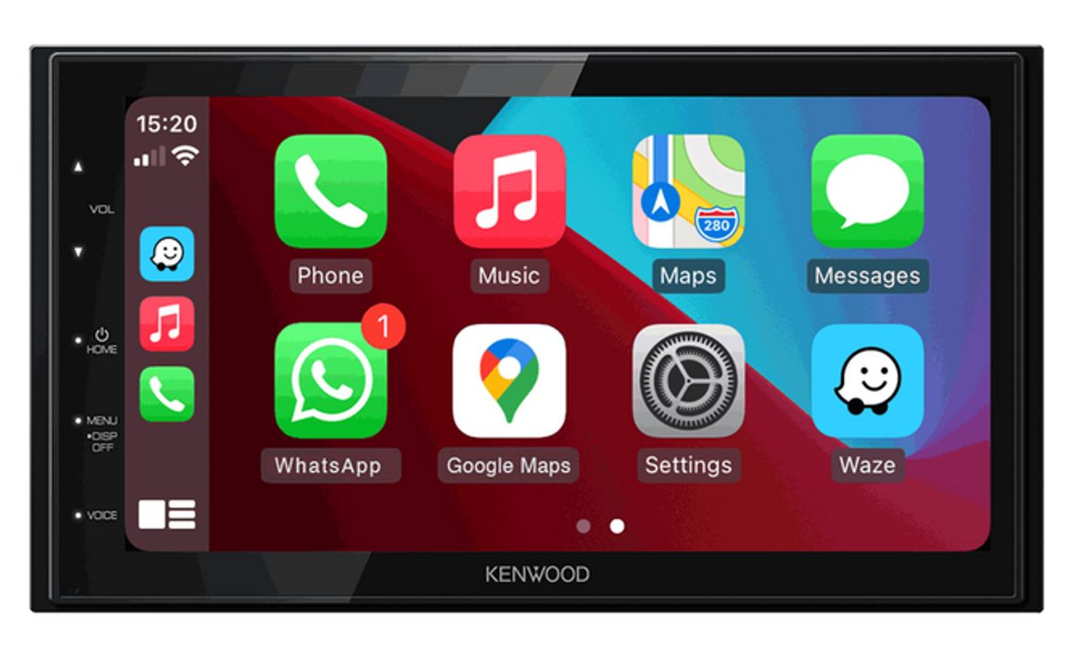 Kenwood DMX5020DABS Apple CarPlay, DAB+, Android Auto og Bluetooth