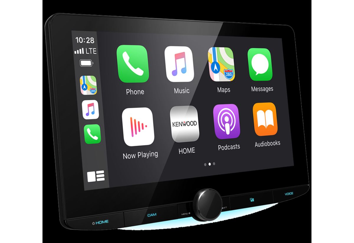 Kenwood DMX9720XDS Multimediaafspiller m. Trådløs Apple CarPlay (10.1")