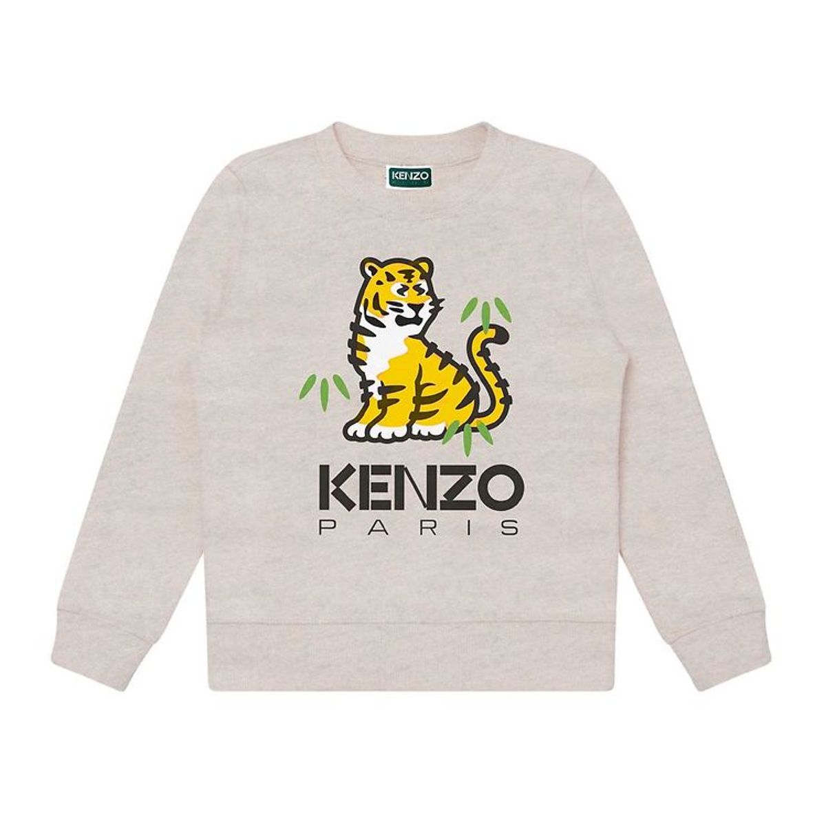 Kenzo Sweatshirt - Light Grey m. Tiger