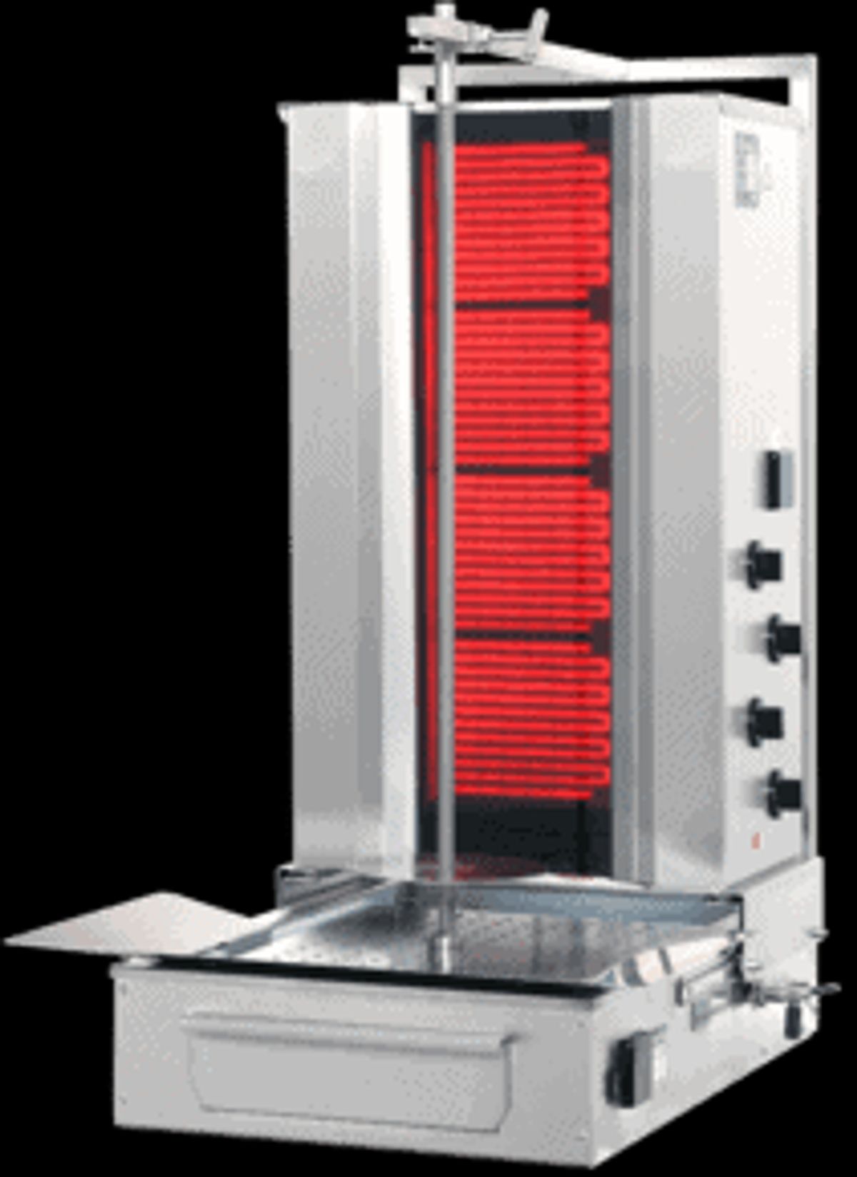 Keramisk Kebabgrill m. bund motor - EL - 50kg