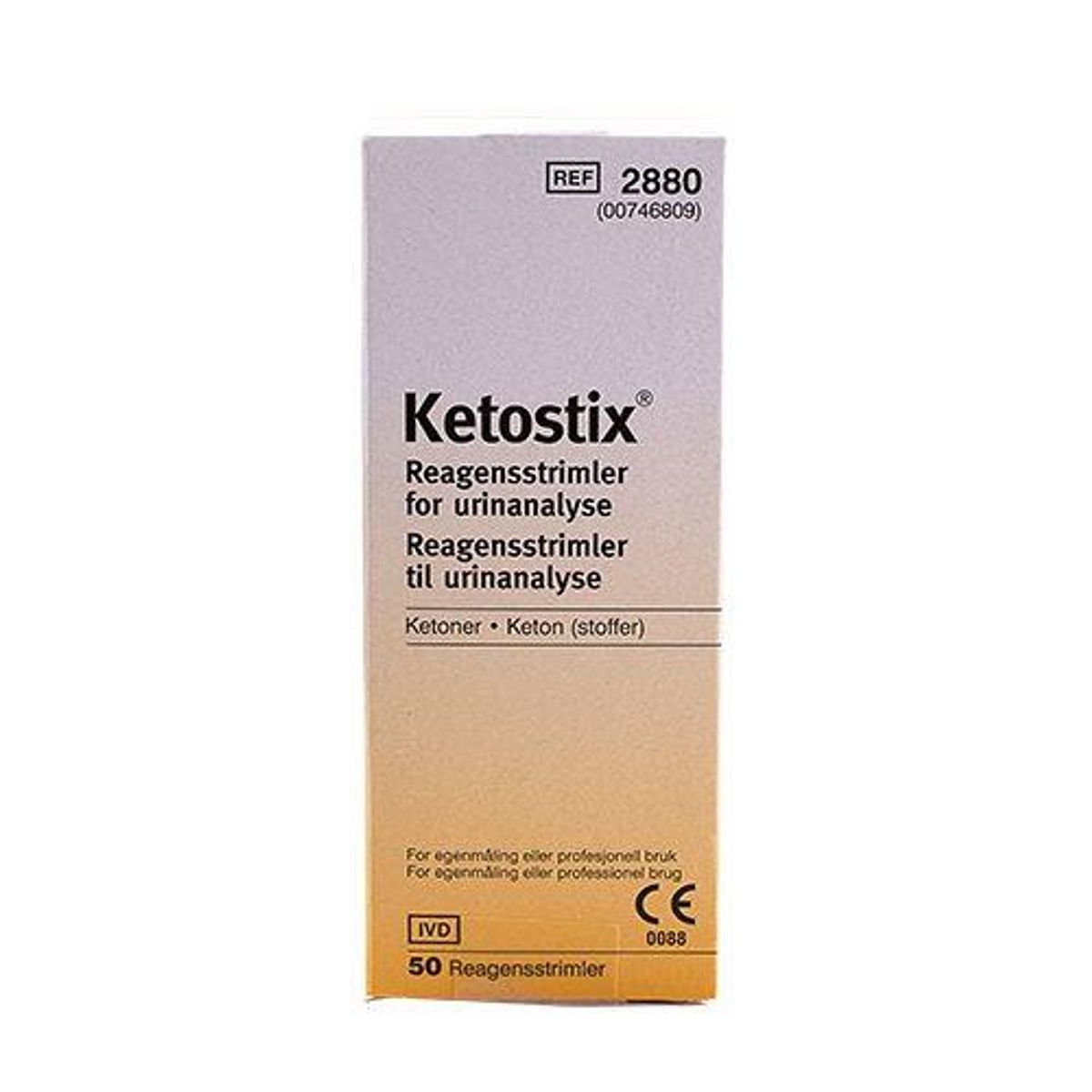 Ketostix Indh. 50 stk. - 1 pk.