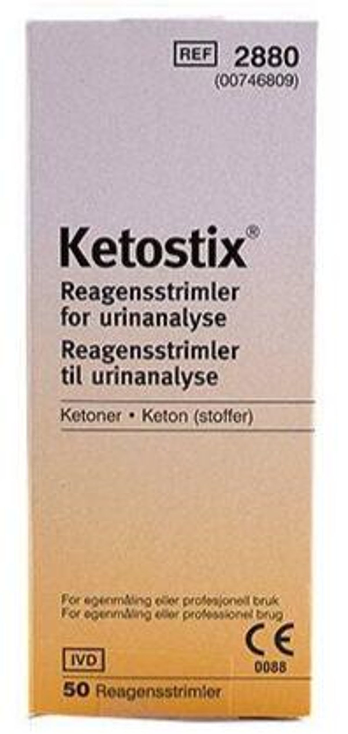 Ketostix Indh. 50 stk., 1 pk